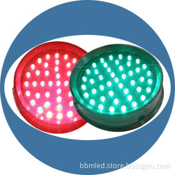 100mm Red and Green Ball with Clear Lens LED Traffic Light Module